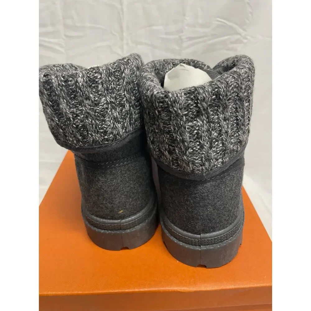 Rocket Dog Women's Boots Size 11 Charcoal Gray Style PilotJP Zip Up New In Box
